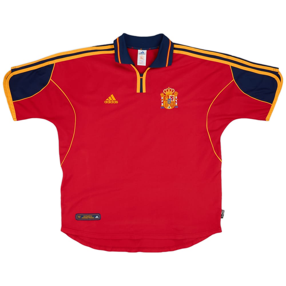 1999-02 Spain Home Shirt - 9/10 - (XL)