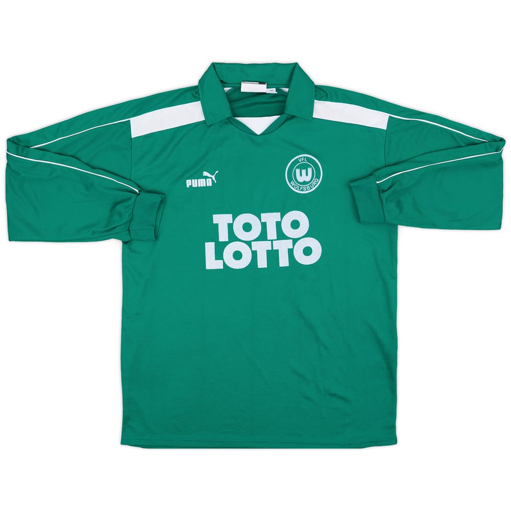 2000-02 Wolfsburg Jugend Match Issue Home L/S Shirt #3