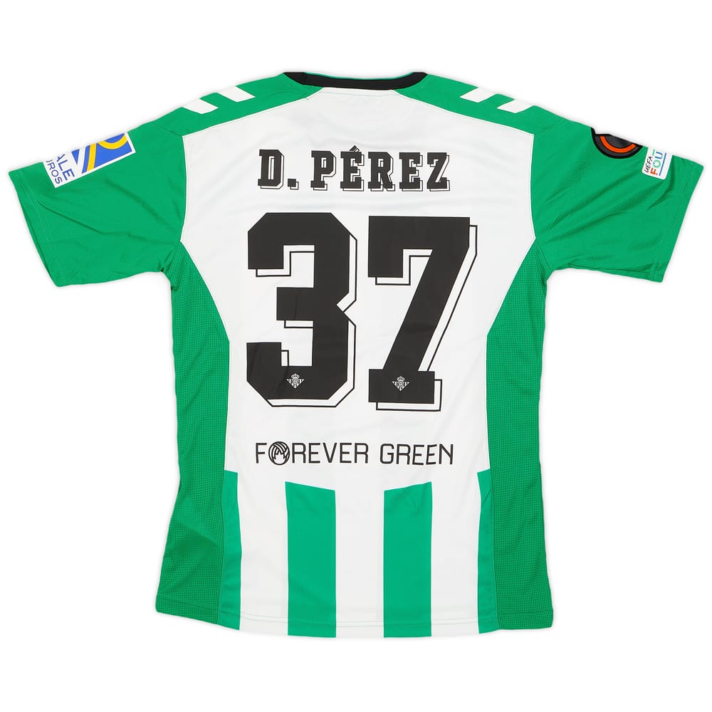 2022-23 Real Betis Match Issue Europa League Home Shirt D. Perez #37