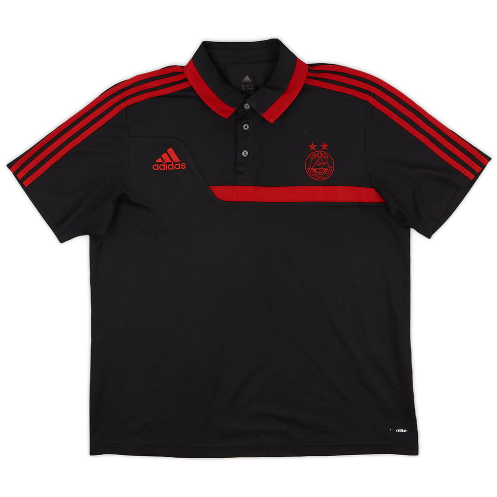 2013-14 Aberdeen adidas Polo Shirt - 8/10 - (L)