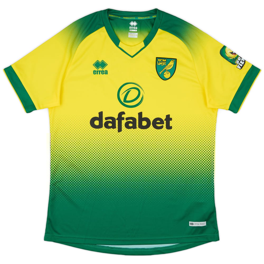 2019-20 Norwich Home Shirt - 9/10 - (L)
