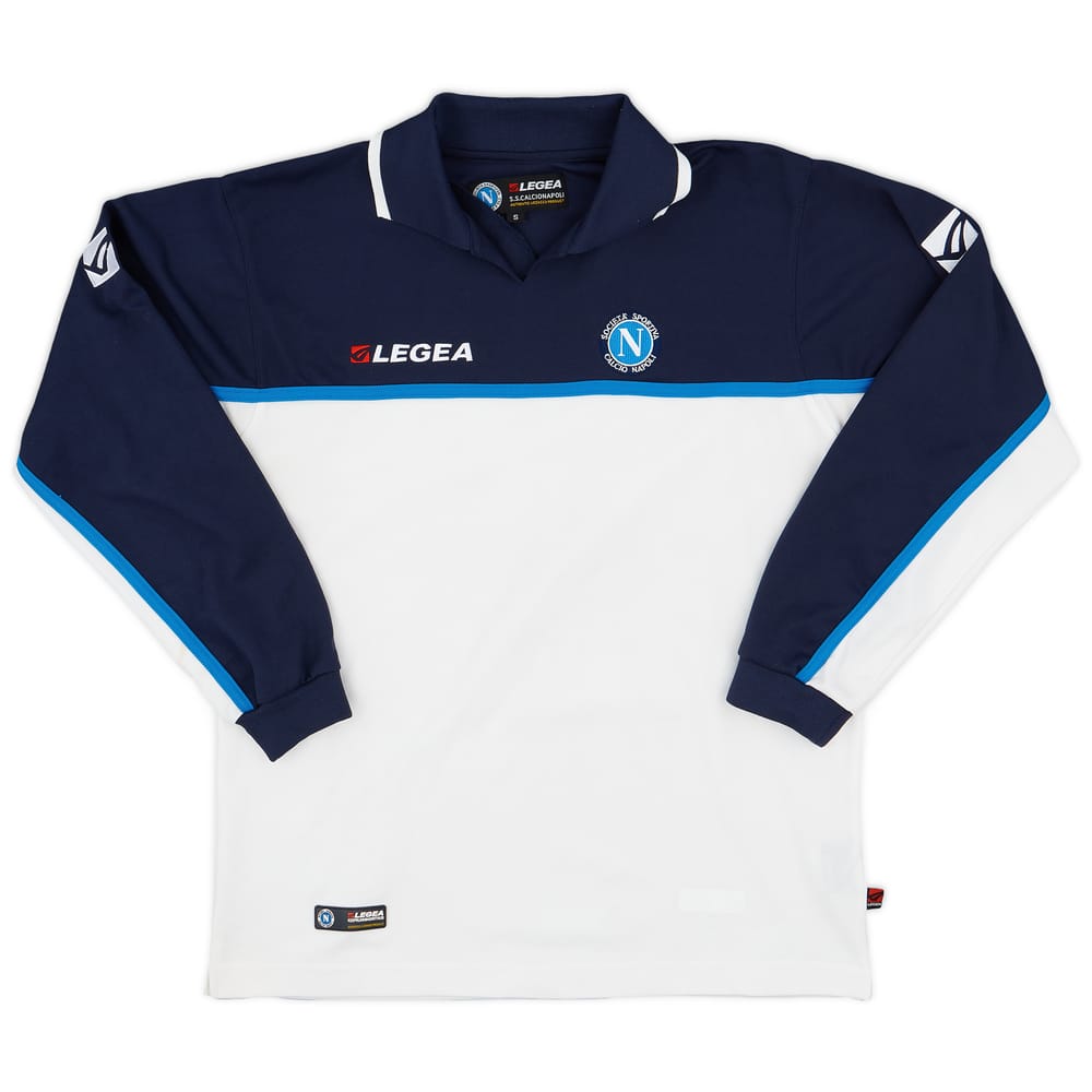 2003-04 Napoli Legea Polo L/S Shirt - 9/10 - (S)