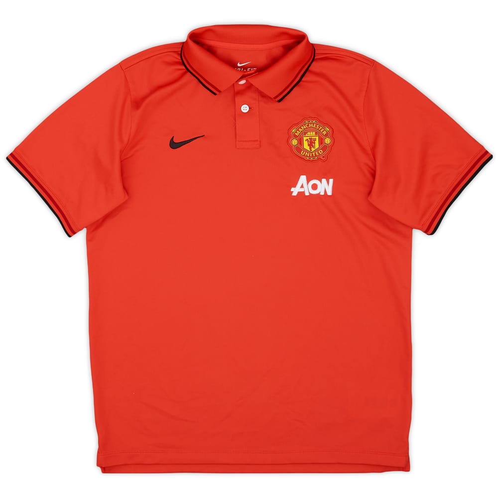 2014-15 Manchester United Nike Polo Shirt - 8/10 - (XL.Boys)