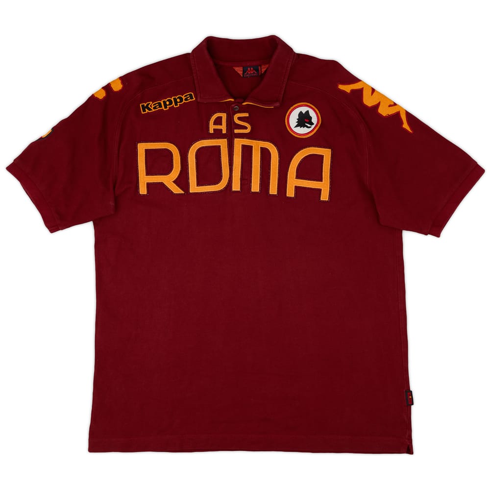 2009-10 Roma Kappa Polo Shirt - 8/10 - (XXL)