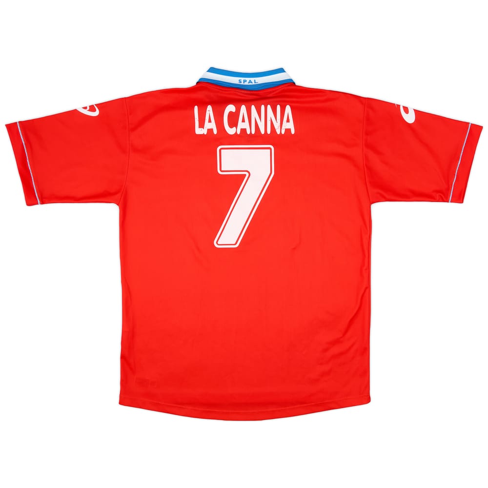 2002-03 SPAL Away Shirt La Canna #7 - 7/10 - (L)