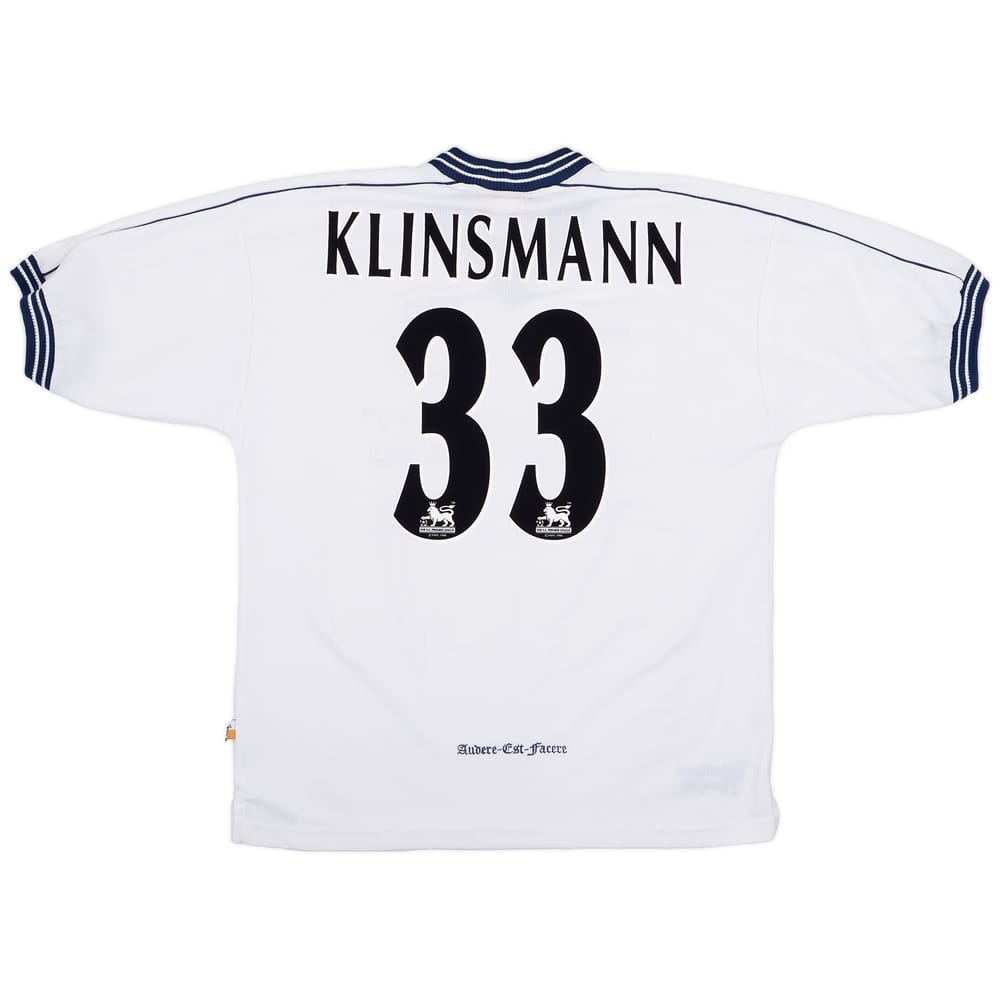 1997-99 Tottenham Home Shirt Klinsmann #33 - 7/10 - (L)
