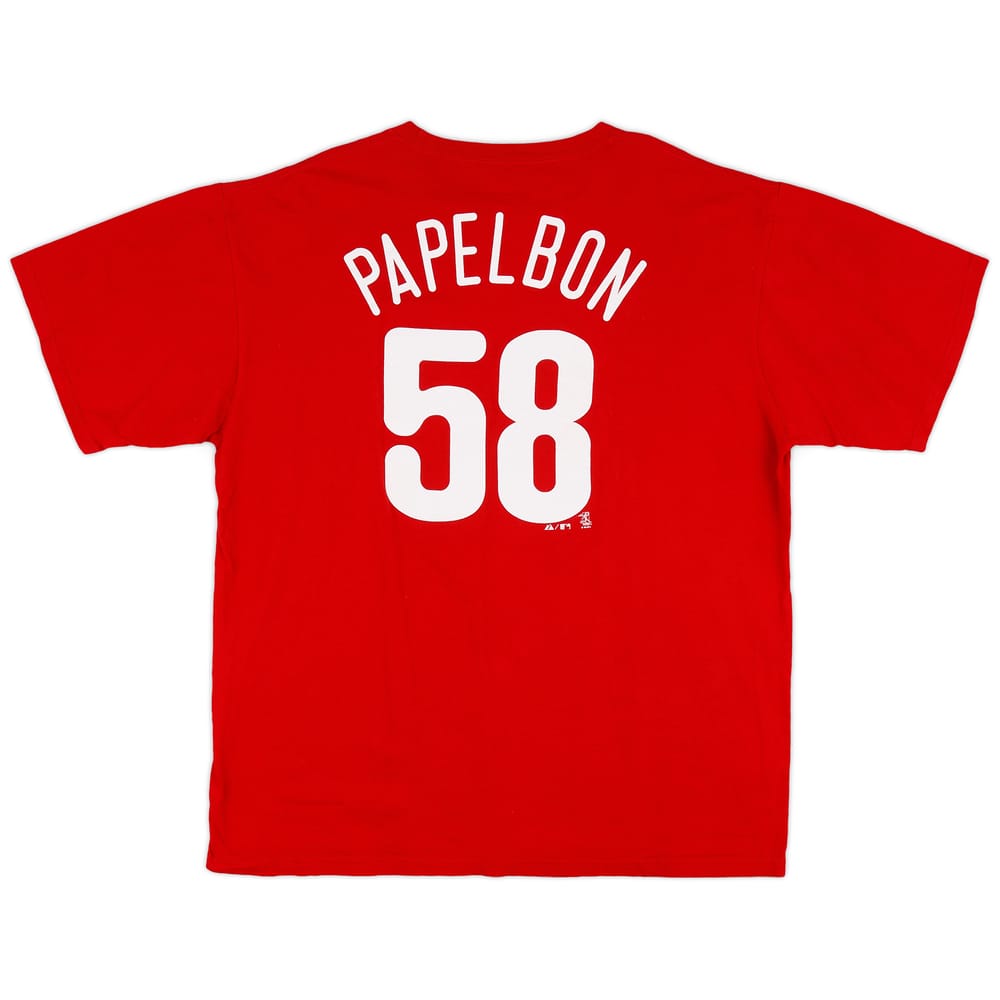 2012 Philadelphia Phillies Papelbon #58 Majestic Tee - 7/10 - (XL)