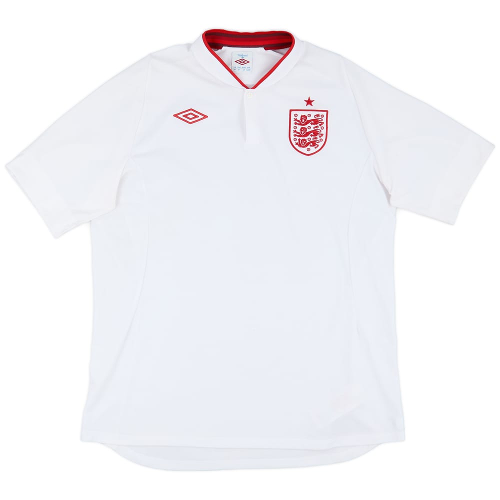 2012-13 England Home Shirt - 8/10 - (XL)