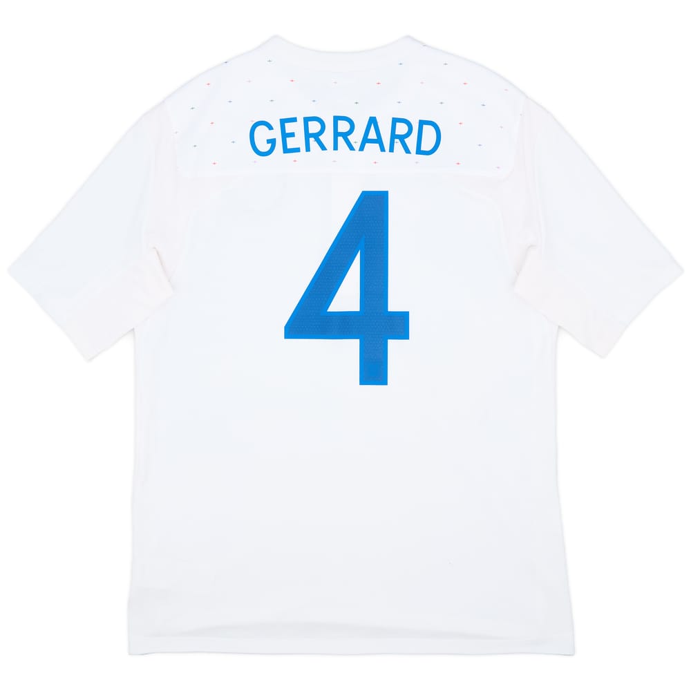 2011-12 England Home Shirt Gerrard #4 - 8/10 - (L)