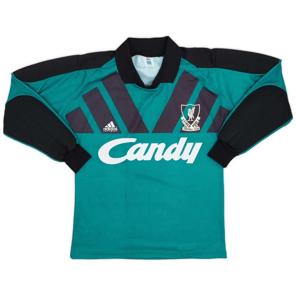 1991-92 Liverpool GK Shirt - 9/10 - (S)