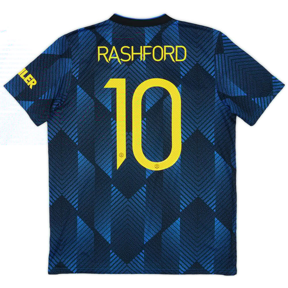 2021-22 Manchester United Third Shirt Rashford #10 - 10/10 - (L)