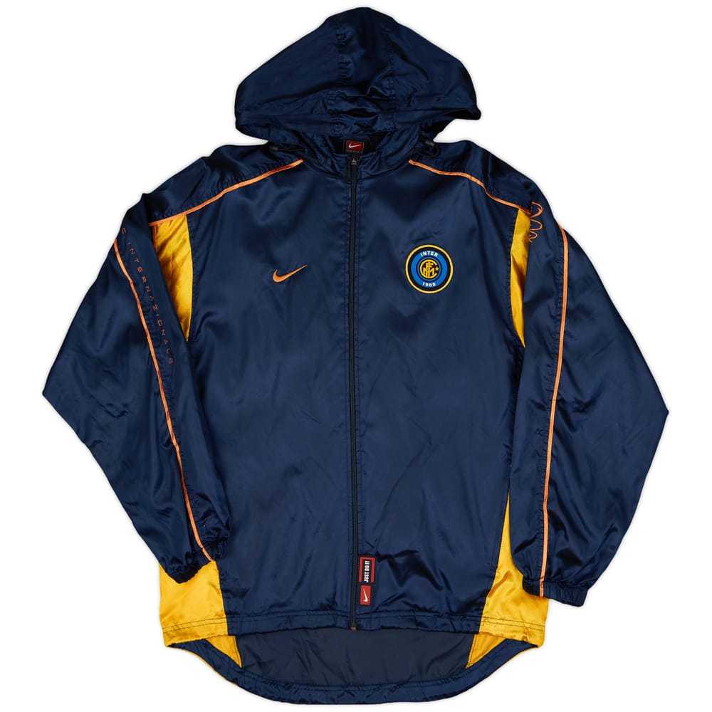 2001-02 Inter Milan Hooded Track Jacket - 8/10 - (M)