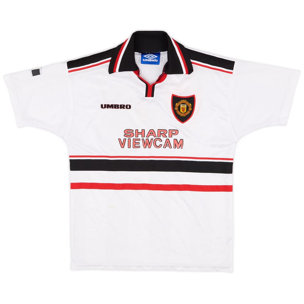 1997-99 Manchester United Away Shirt - 7/10 - (L.Boys)