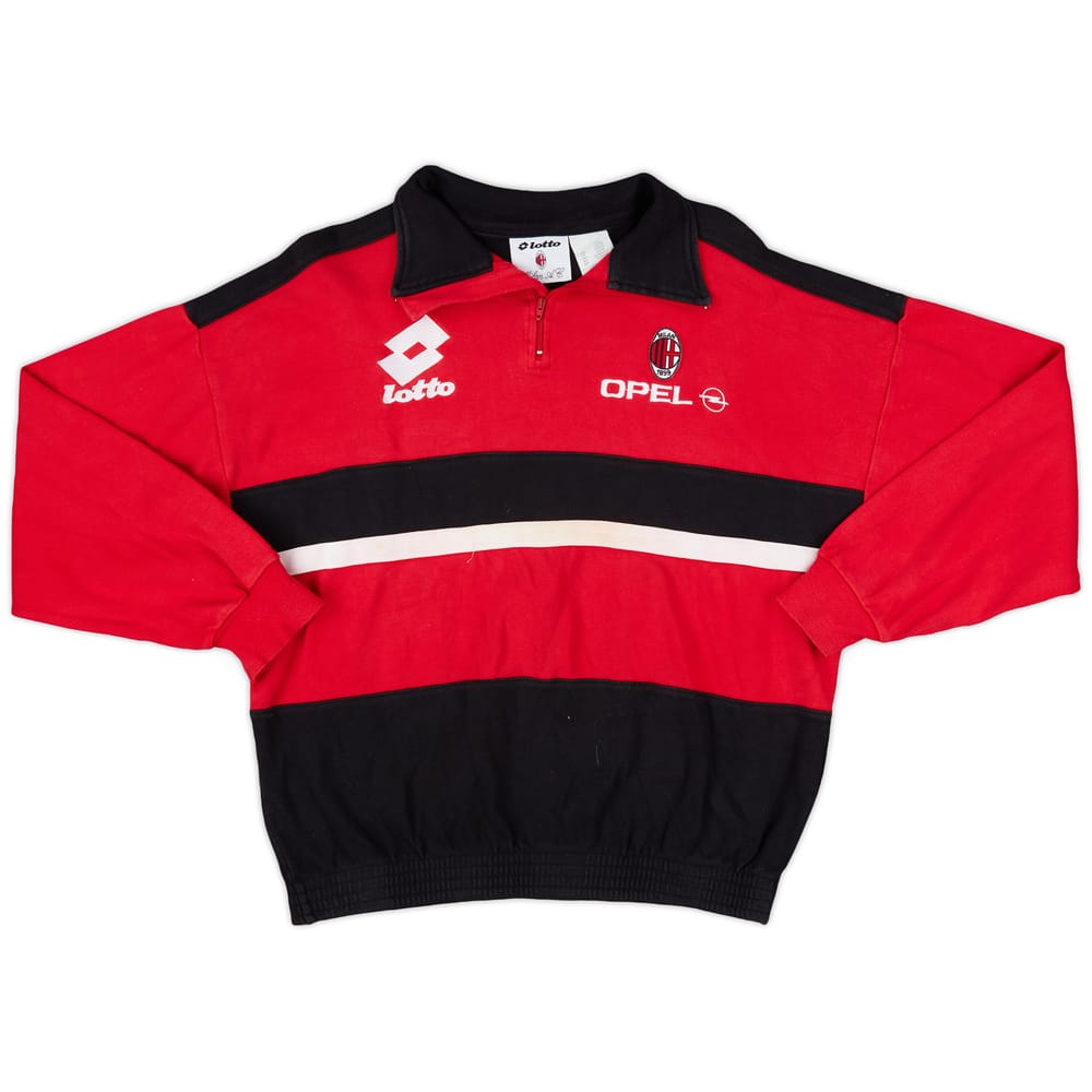 1994-95 AC Milan Lotto 1/4 Zip Drill Top - 6/10 - (XS)