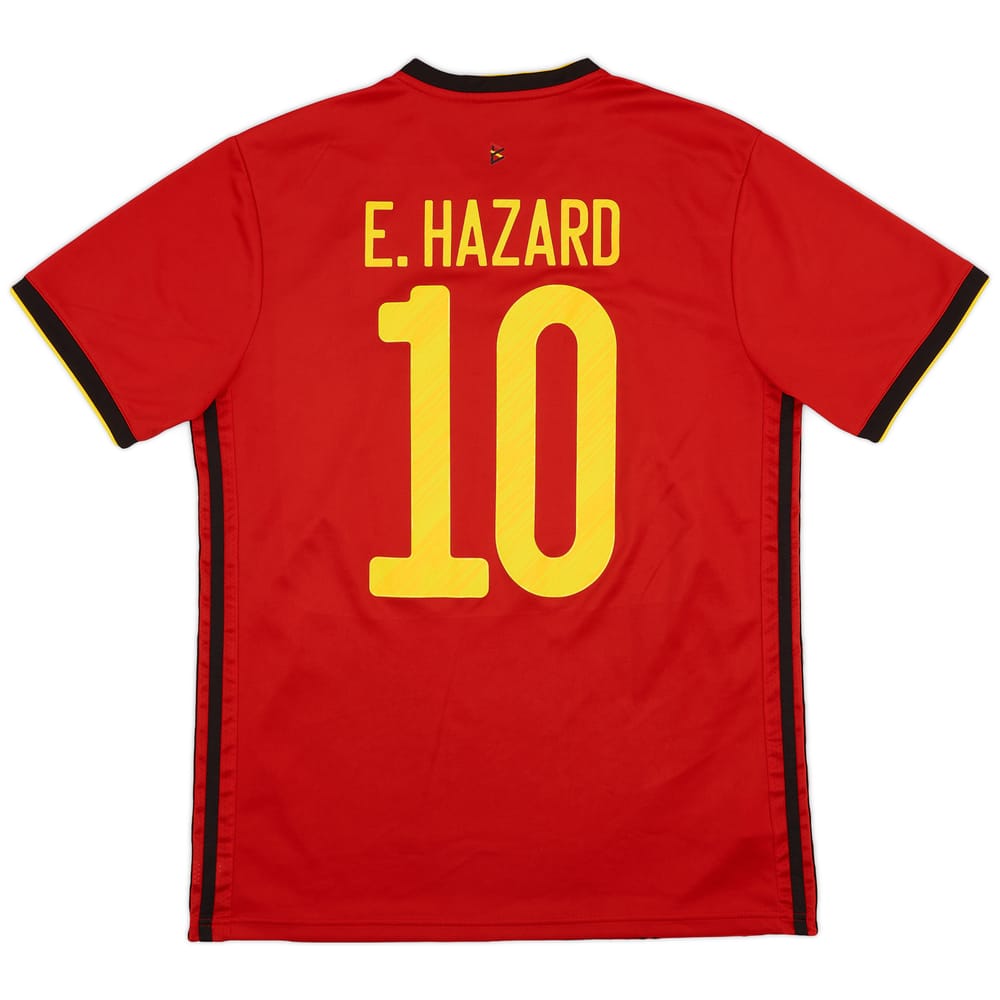 2020-21 Belgium Home Shirt E.Hazard #10 - 8/10 - (L)