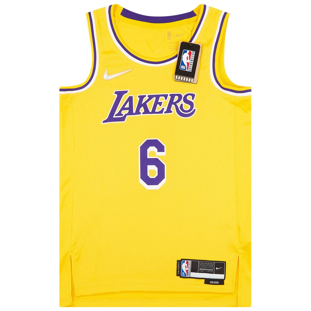 2021-23 LA Lakers James #6 Nike Swingman Jersey (Away) S - W/Tags