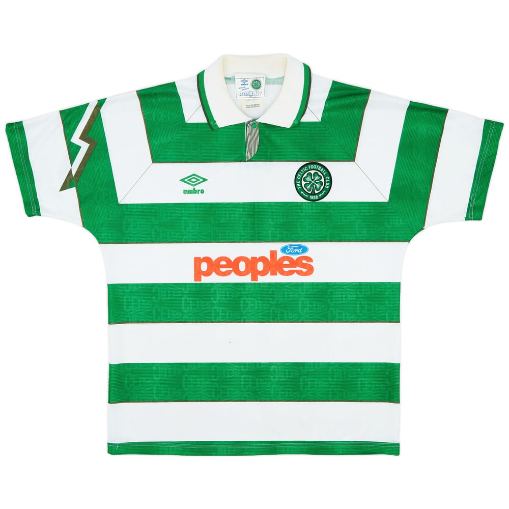1991-92 Celtic Home Shirt - 9/10 - (L)