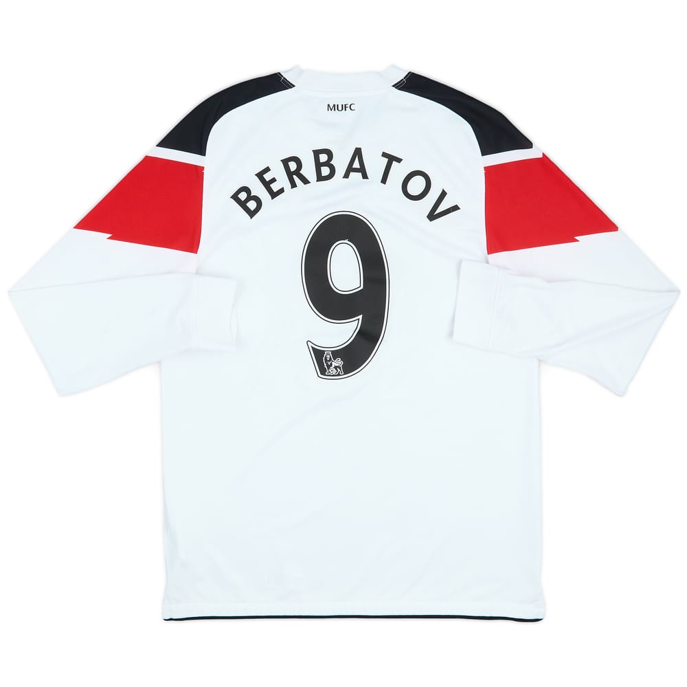 2010-12 Manchester United Away L/S Shirt Berbatov #9 - 7/10 - (M)