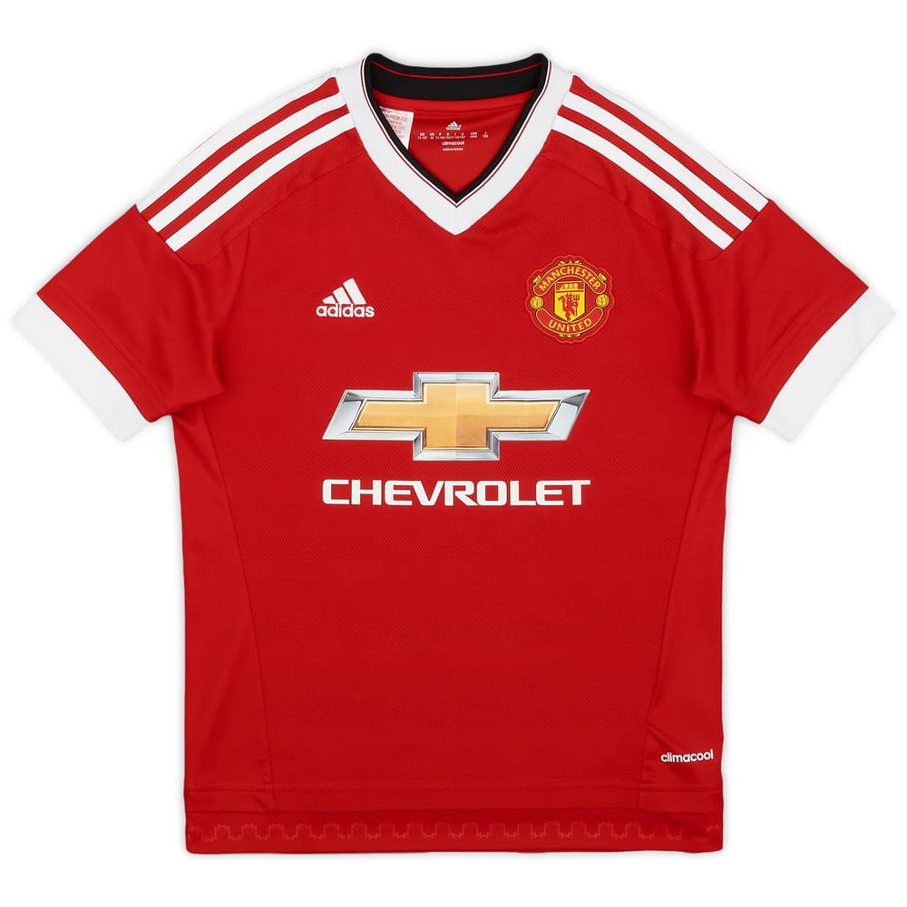 2015-16 Manchester United Home Shirt - 8/10 - (M.Boys)