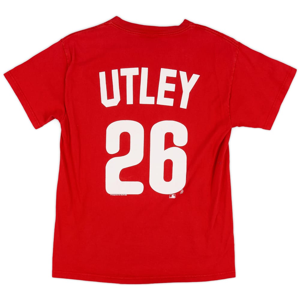 2008 Philadelphia Phillies Utley #26 MLB Tee - 5/10 - (M)