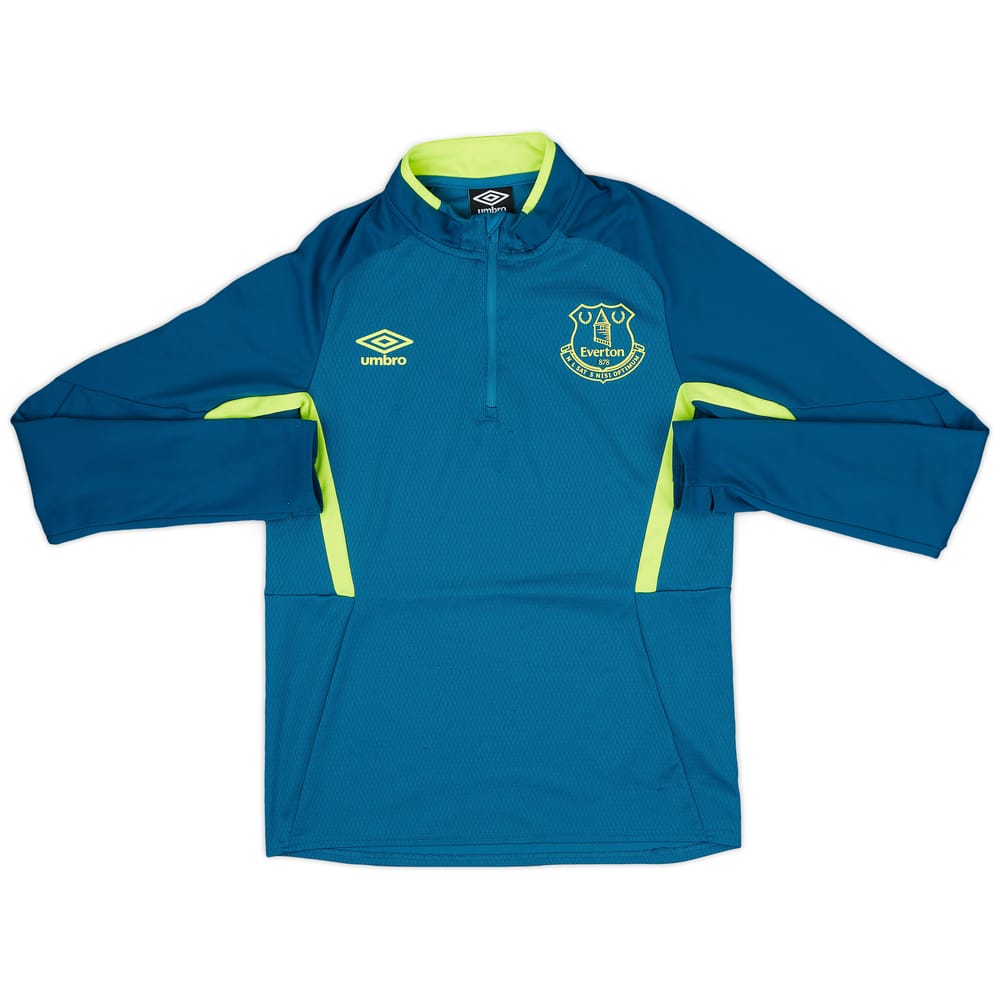 2019-20 Everton Umbro 1/4 Zip Drill Top - 9/10 - (S)