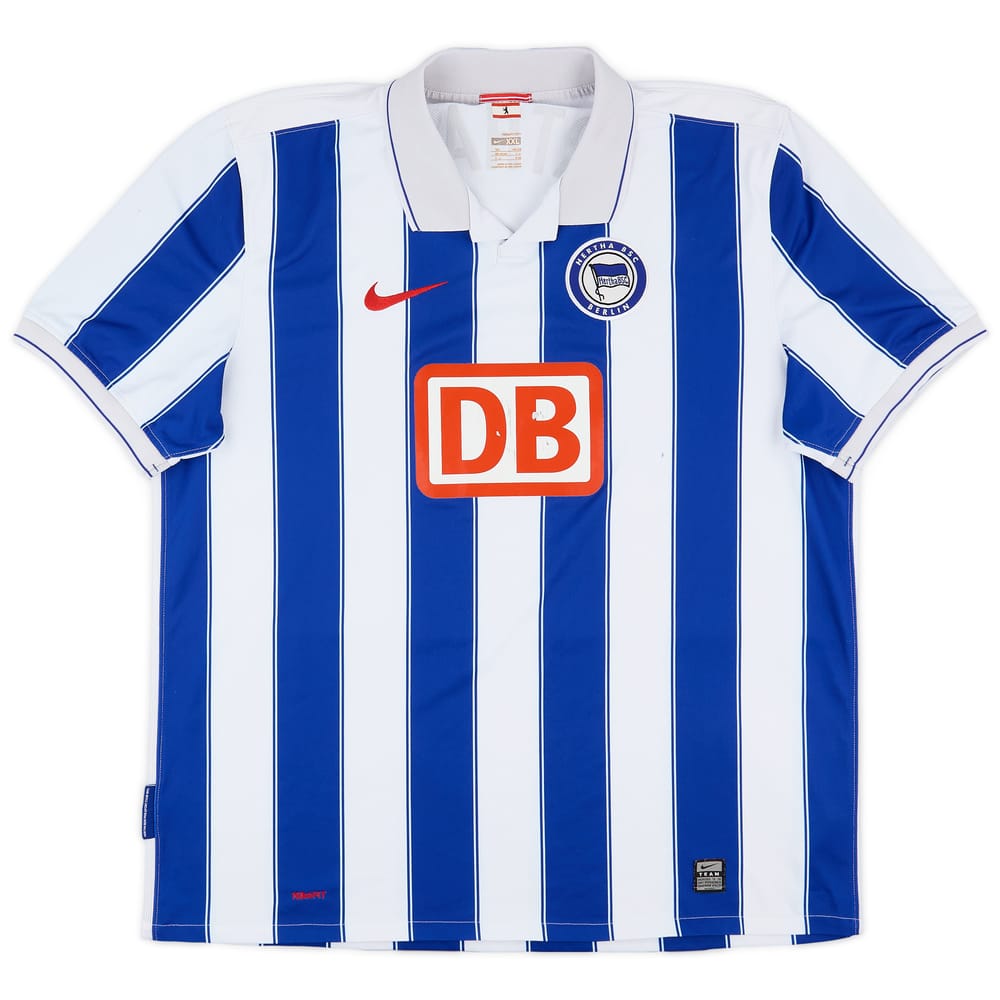 2009-10 Hertha Berlin Home Shirt - 5/10 - (XXL)