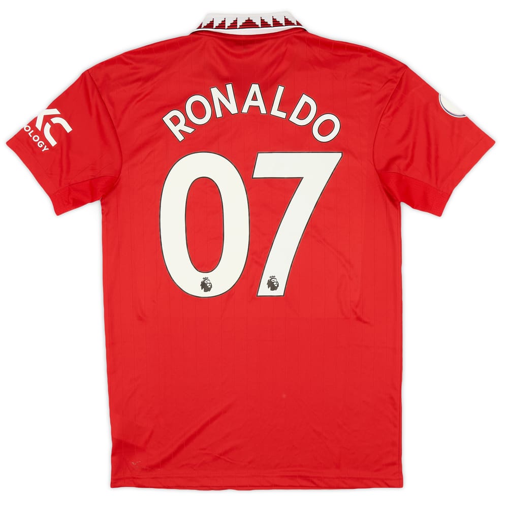 2022-23 Manchester United Home Shirt Ronaldo #07 - 9/10 - (S)
