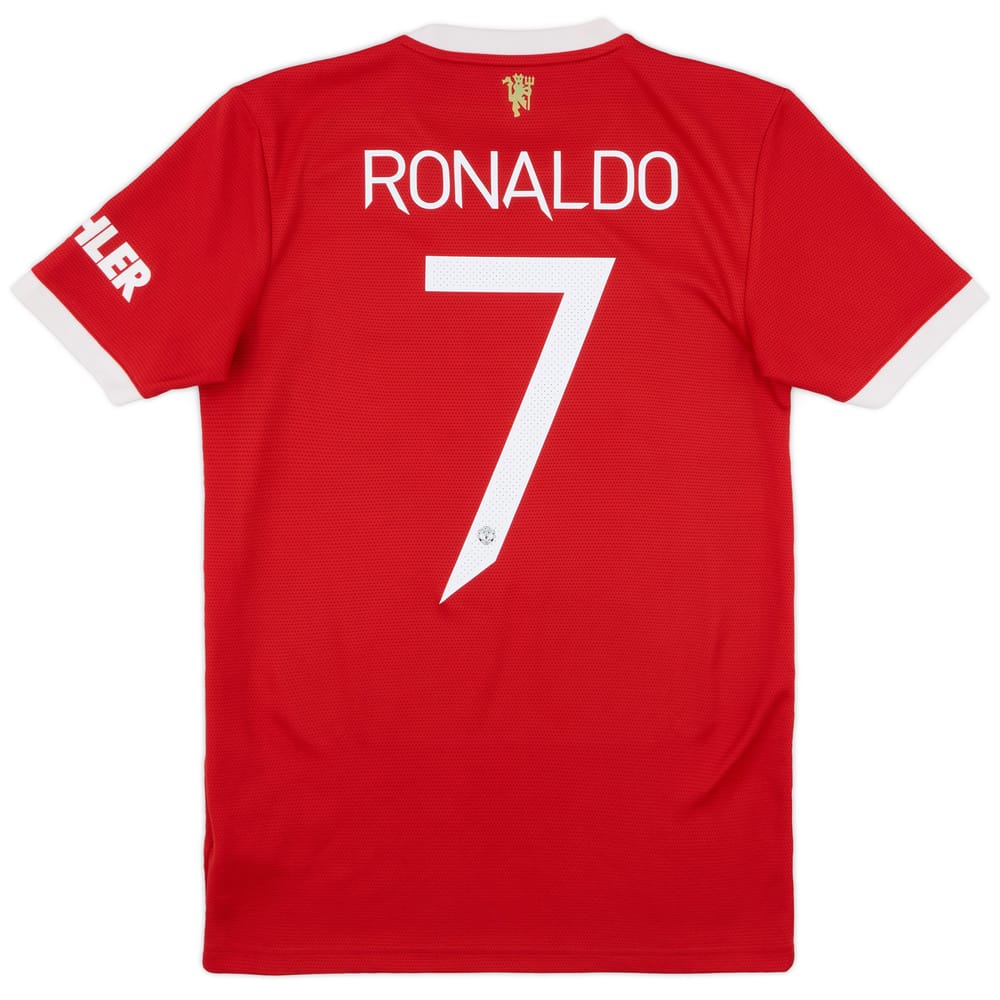 2021-22 Manchester United Home Shirt Ronaldo #7 - 8/10 - (S)
