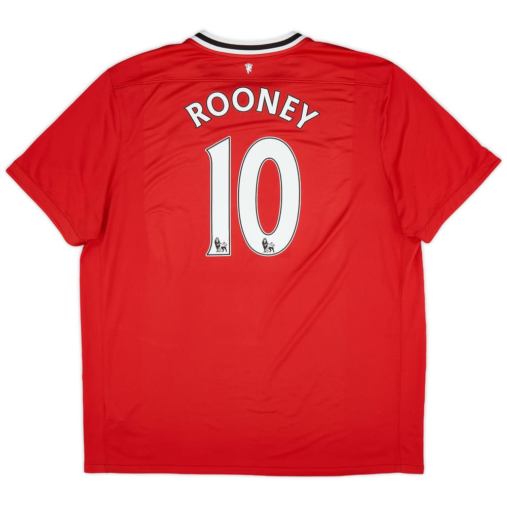 2011-12 Manchester United Home Shirt Rooney #10 - 7/10 - (3XL)