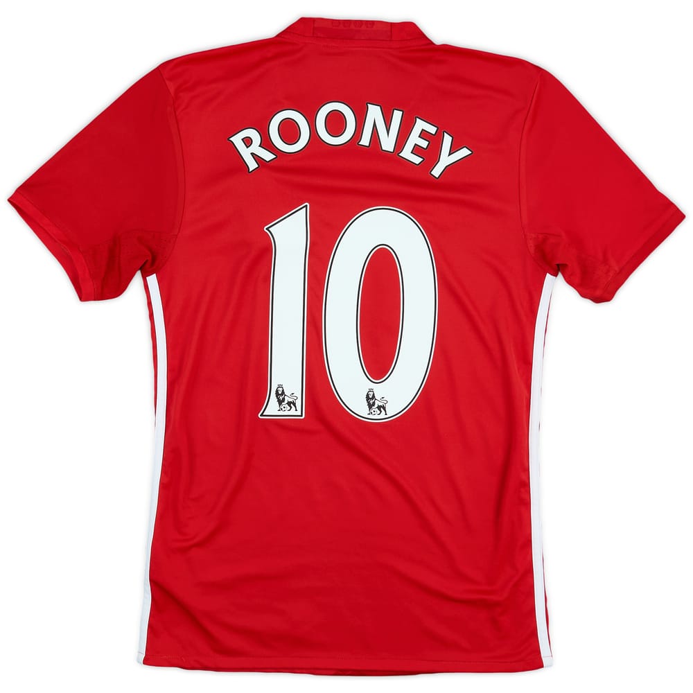 2016-17 Manchester United Home Shirt Rooney #10 - 8/10 - (XS)