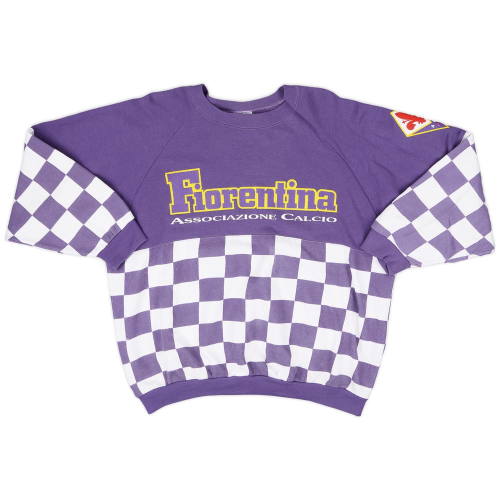 1990-91 Fiorentina Le Felpe Dei Grandi Club Sweat Top - 6/10 - (M)