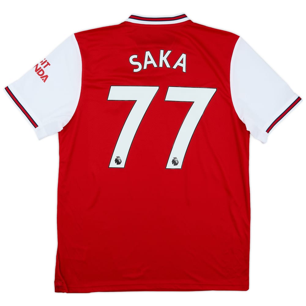 2019-20 Arsenal Home Shirt Saka #77 (L)