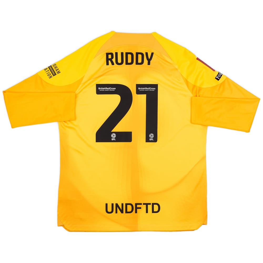 2023-24 Birmingham Match Issue FA Cup GK Shirt Ruddy #21