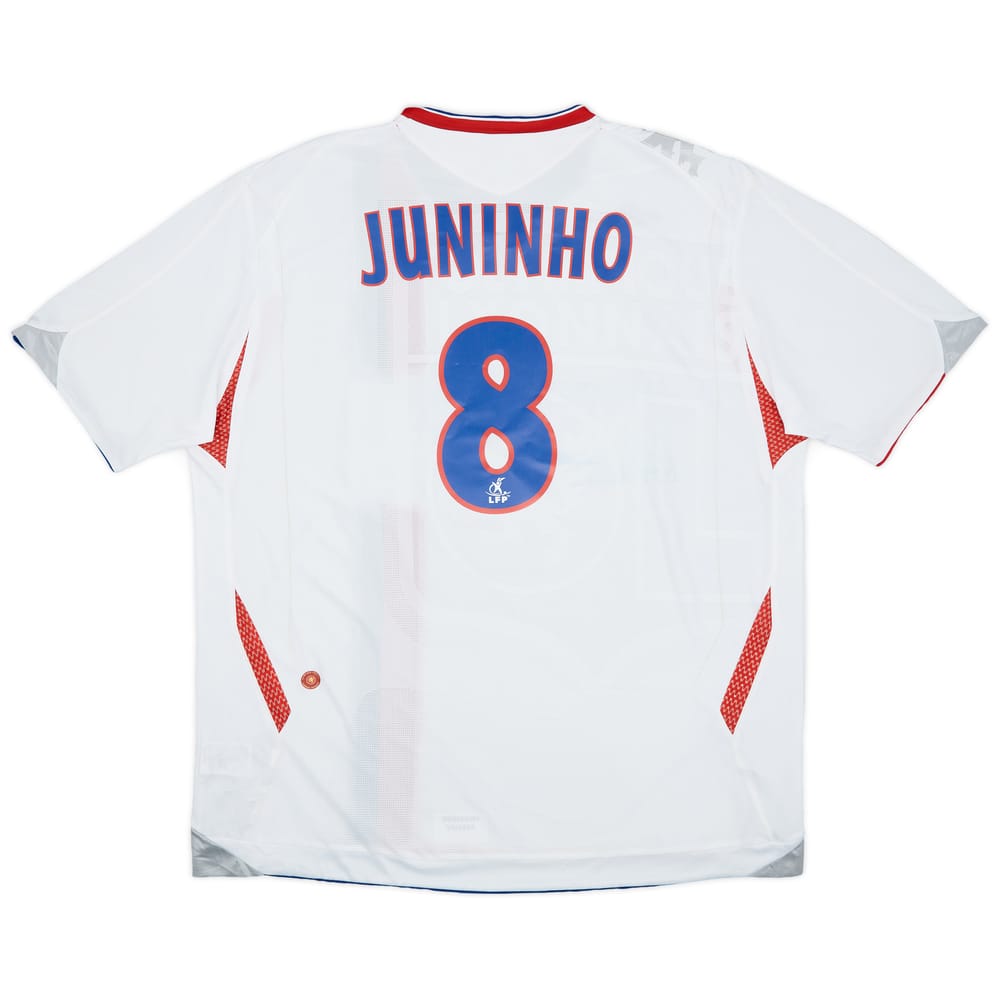 2006-07 Lyon Home Shirt Juninho #8 - 6/10 - (XXL)
