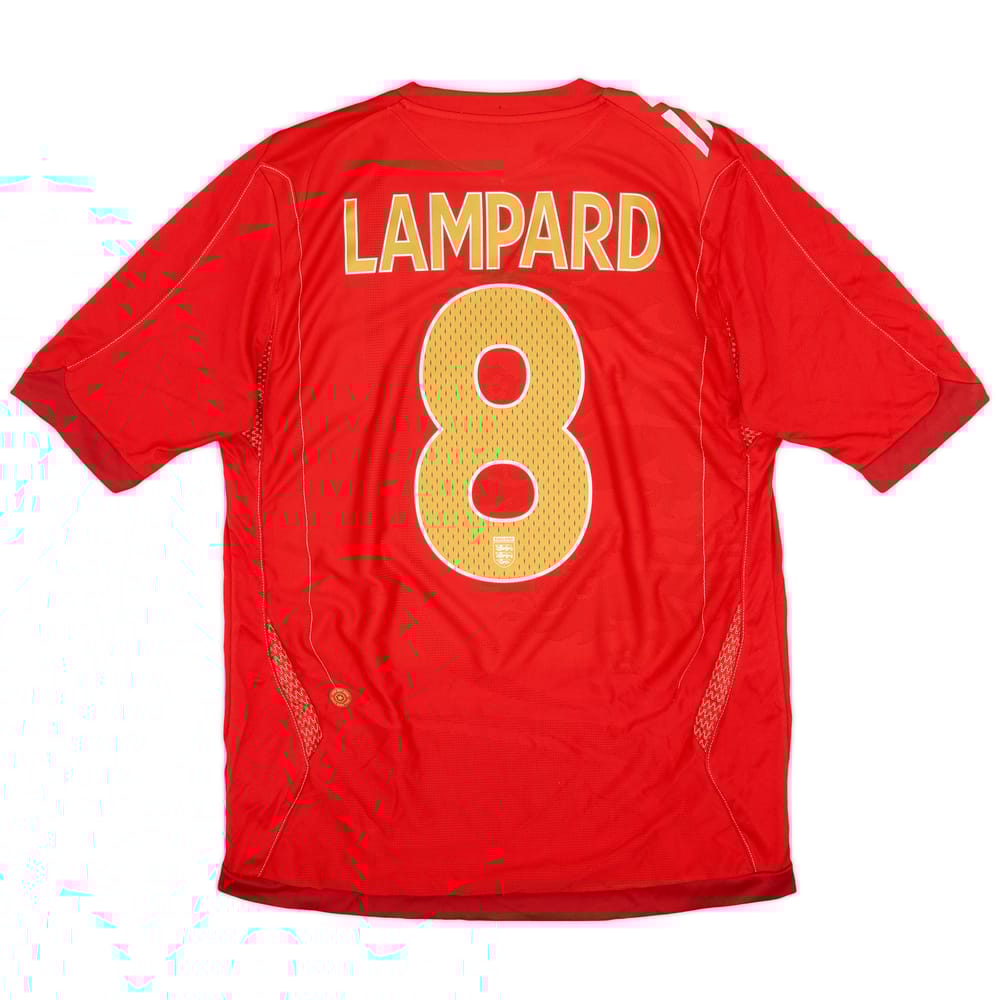2006-08 England Away Shirt Lampard #8 - 6/10 - (M)