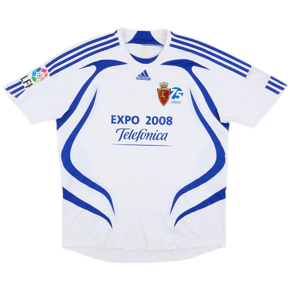 2008-09 Real Zaragoza Home Shirt - 6/10 - (XL)