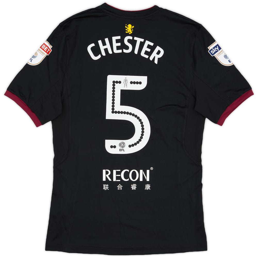 2017-18 Aston Villa Match Issue Away Shirt Chester #5