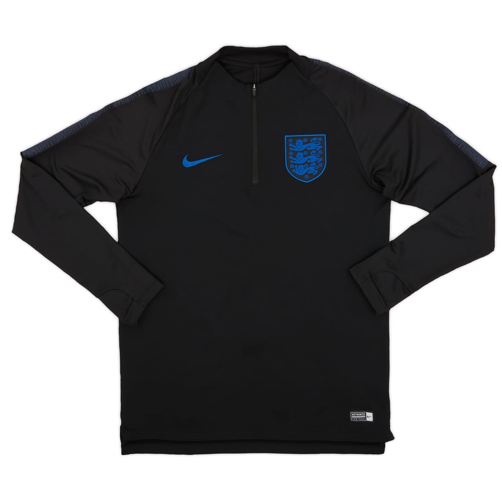 2018-19 England Nike 1/4 Zip Training Top - 9/10 - (M)