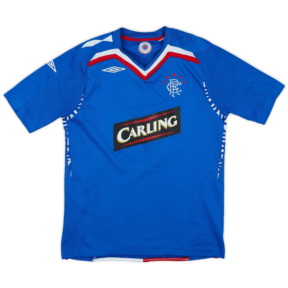 2007-08 Rangers Home Shirt - 6/10 - (L.Boys)