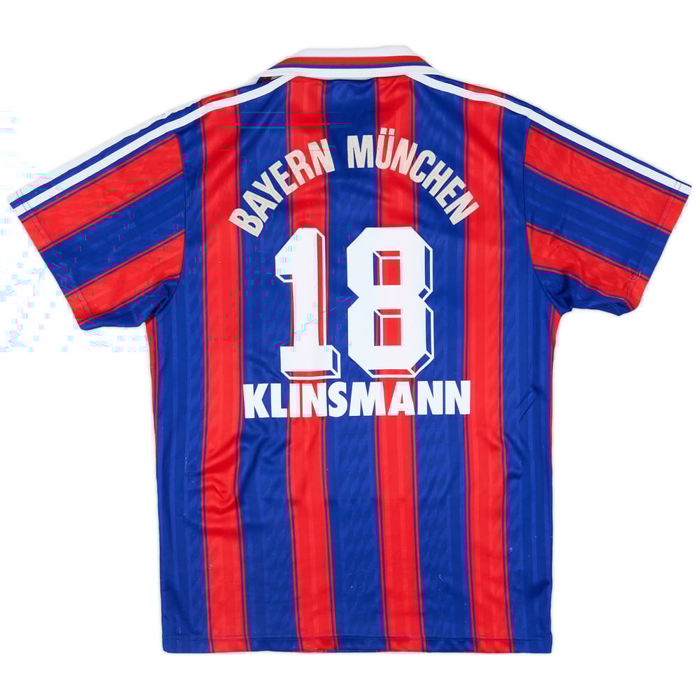 1995-97 Bayern Munich Home Shirt Klinsmann #18 - 5/10 - (S)