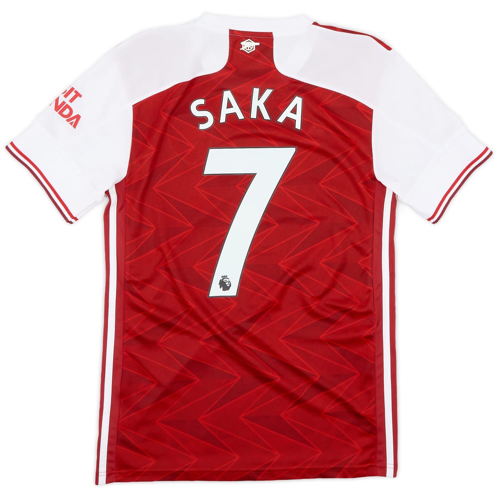 2020-21 Arsenal Home Shirt Saka #7 - 8/10 - (S)