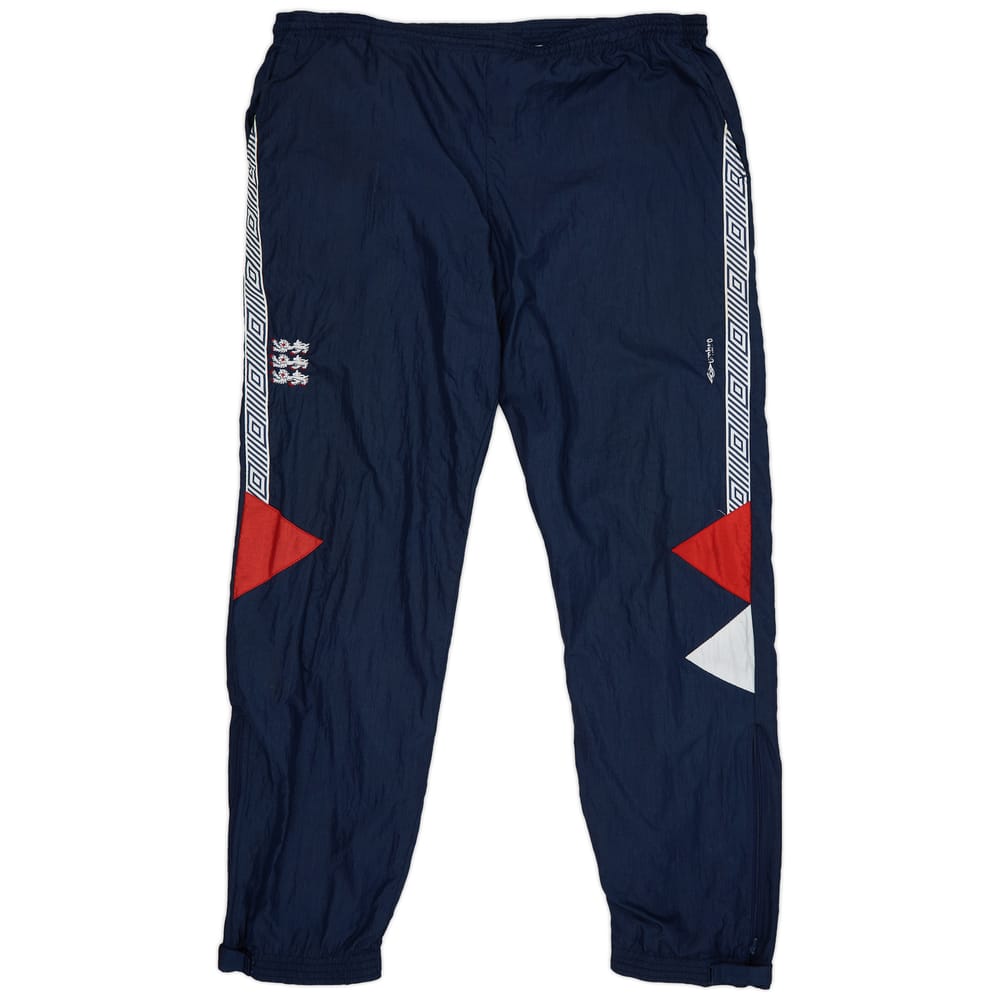 1990-92 England Umbro Tracksuit Bottoms - 7/10 - (L)