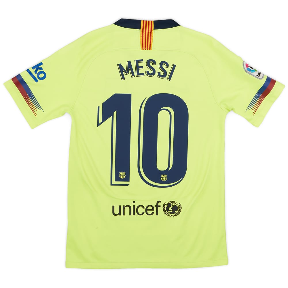 2018-19 Barcelona Away Shirt Messi #10 - 6/10 - (S)