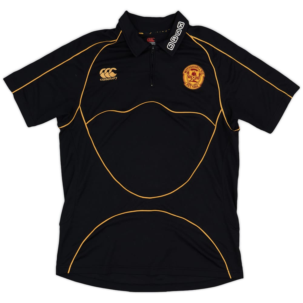 2009-10 Motherwell Canterbury 1/4 Zip Polo Shirt - 9/10 - (L)
