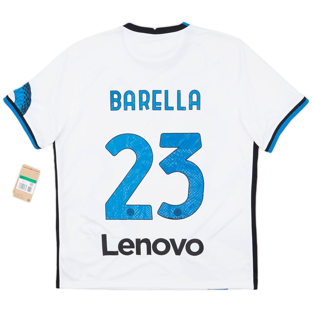 2021-22 Inter Milan Away Shirt Barella #23 (XL)