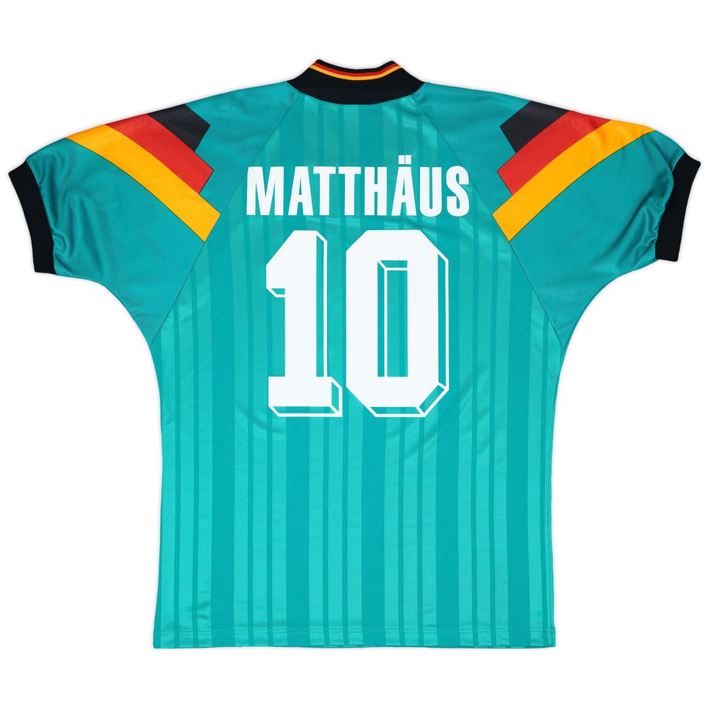 1992-94 Germany Away Shirt Matthaus #10 - 8/10 - (L)