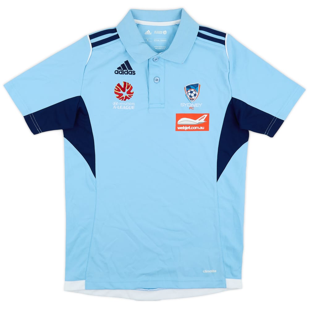 2014-15 Sydney FC adidas Polo Shirt - 9/10 - (S)