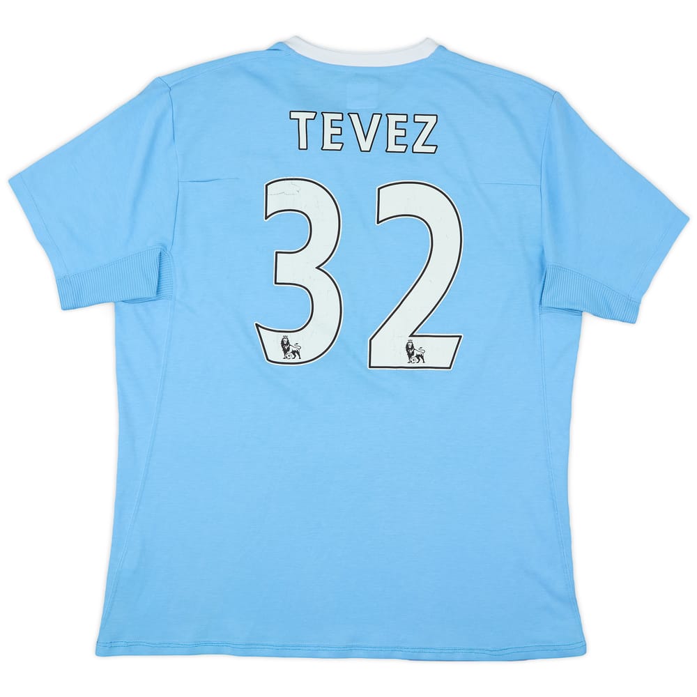 2009-10 Manchester City Home Shirt Tevez #32 - 5/10 - (L)