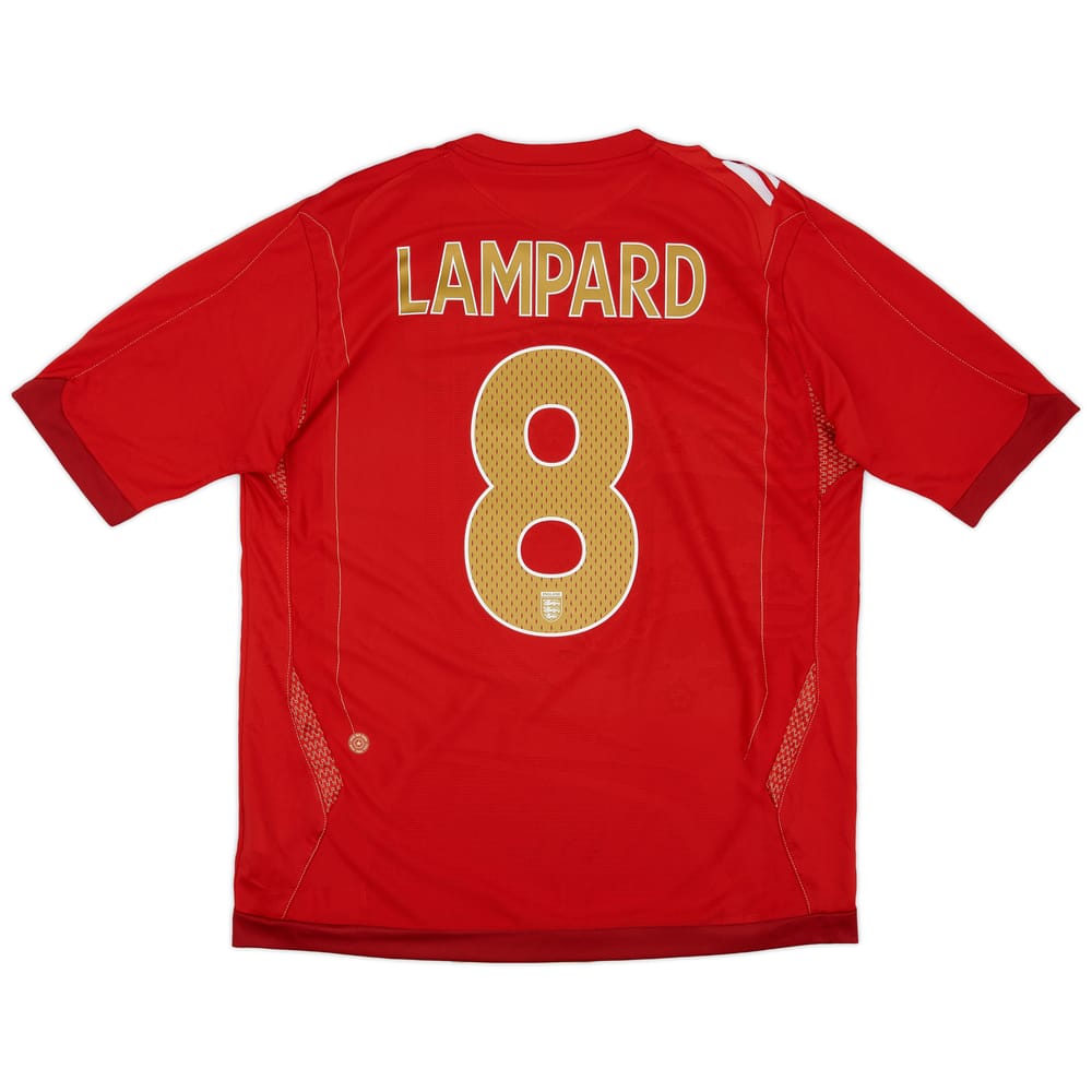 2006-08 England Away Shirt Lampard #8 - 7/10 - (L)