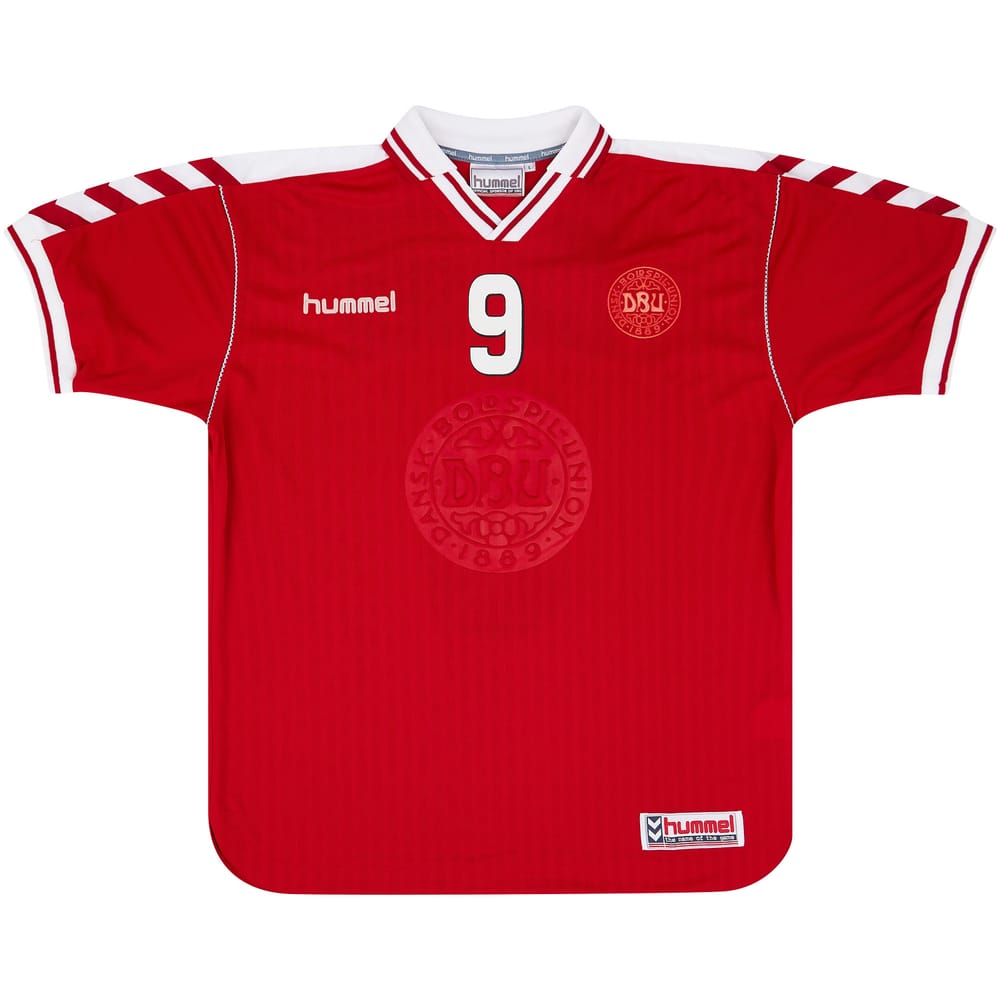 1999 Denmark Women Match Issue World Cup Home Shirt Petersen #9